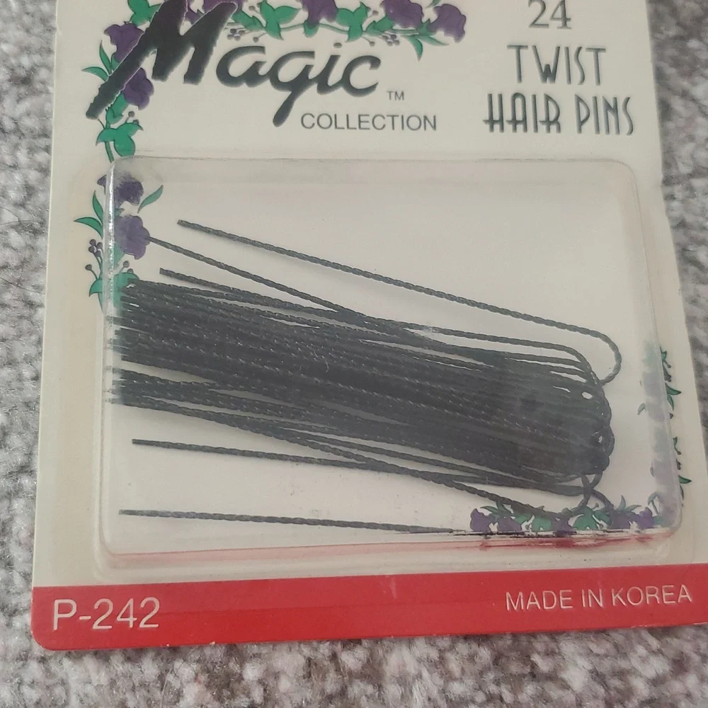 Assortment Of Hair Pins And Hair Nets In Black NWT